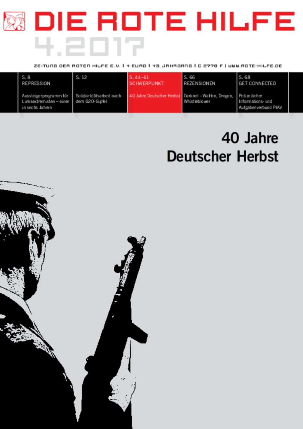 Cover von Rote Hilfe Zeitung 4/2017